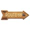 Signmission Route 66 Arrow Decal Funny Home Decor 18in Wide D-A-999627 - alternate 1